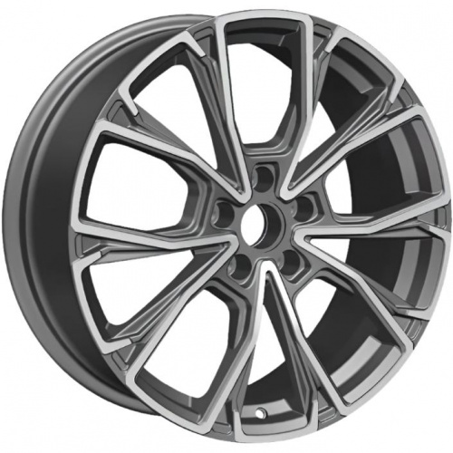 Khomen KHW 1907 7.5x19 5*120 ET30 DIA66.1 Gray-FP Литой