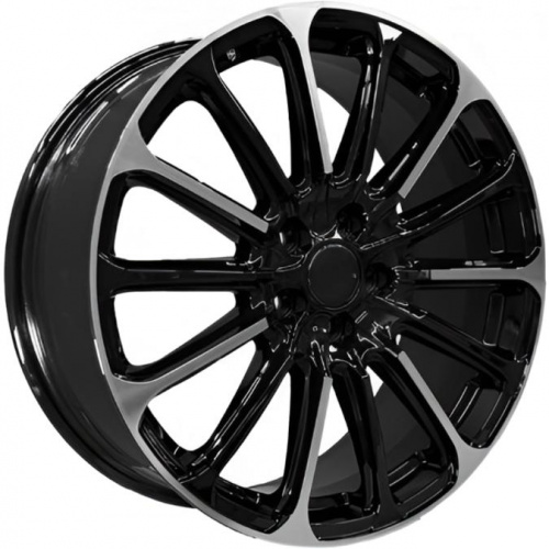 Khomen KHW 1910 7.5x19 5*108 ET33 DIA60.1 Black-FP Литой
