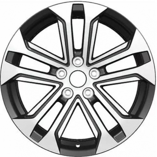 Khomen KHW 1803 7x18 5*108 ET33 DIA60.1 Black-FP Литой