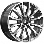 Скад KP006 8.5x20 6*139.7 ET33 DIA75.1 Алмаз черный Литой