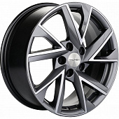 Khomen KHW 1714 7x17 5*110 ET46 DIA63.3 Black Литой