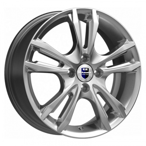 K&K Samara 6x16 4*100 ET40 DIA67.1 Сильвер Литой