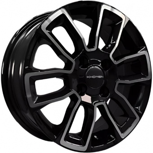 Khomen KHW 1406 5.5x14 4*98 ET35 DIA58.6 Black-FP Литой