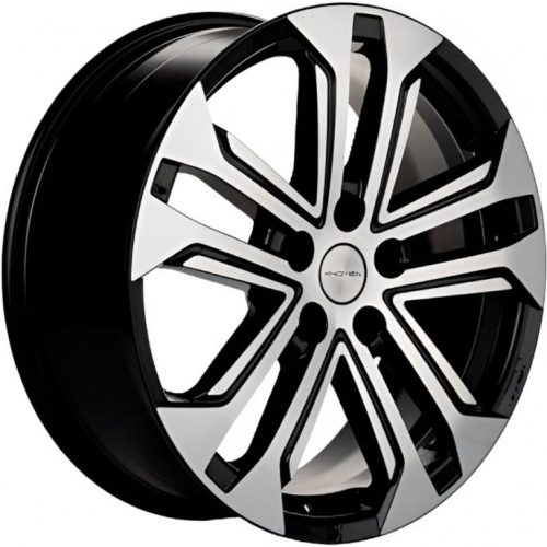 Khomen KHW 1803 7x18 5*108 ET33 DIA60.1 Black-FP Литой