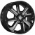 Khomen KHW 1501 6x15 4*100 ET46 DIA54.1 Black Литой