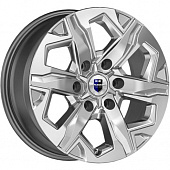 K&K Тейт 7.5x17 6*139.7 ET36 DIA100.1 Дарк платинум Литой