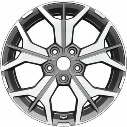 Khomen KHW 1715 7x17 5*110 ET46 DIA63.3 Black Литой